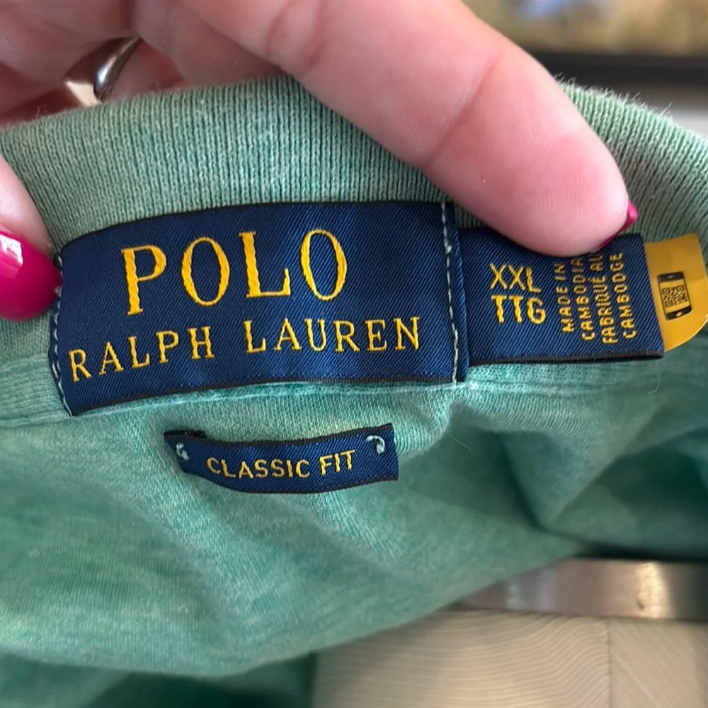 Polo by Ralph Lauren Green Casual Polo Shirt men’s XXL